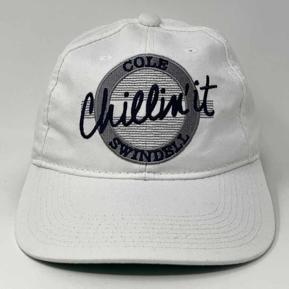 Cole Swindell Hat Baseball Cap White Country Music Circle Logo The Game Snapback